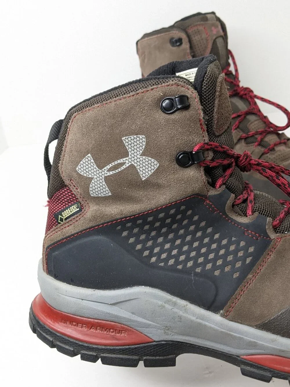 Under Armour ATV Gortex Waterproof Hiking Boots Brown Men's 11